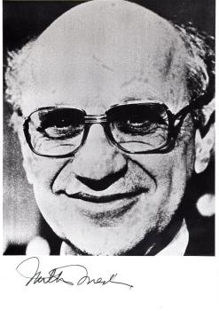 Friedman (USA/†), Milton - Nobelpreis 1976 Wirtschaftswissenschaft