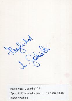 Gabrielli (†), Manfred - ORF