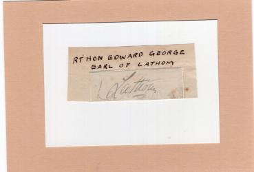 George (†), Edeward - Earl of Lathom