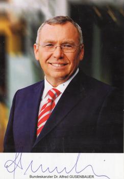 Gusenbauer, Alfred - ehem. Bundeskanzler von Österreich