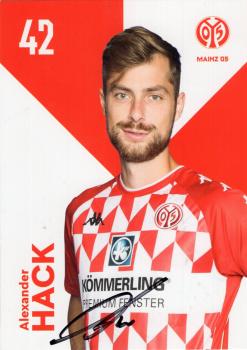 Hack, Alexander - FSV Mainz (2021/22)