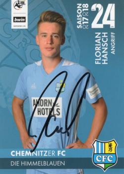 Hansch, Florian - Chemnitzer FC (2017/18)