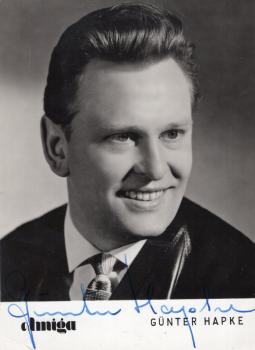Hapke (†), Günther - DDR Sänger