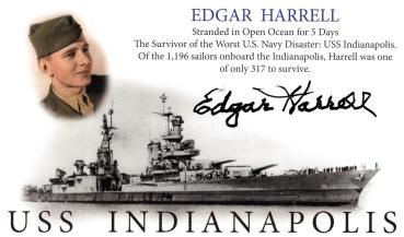 Harrell (†), Edgar - letzter Überlebender der USS Indianapolis 1945
