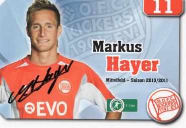 Hayer, Markus - Kickers Offenbach (2010/11)
