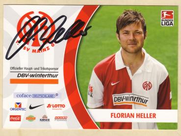 57812 Florian Heller FSV Mainz 05 original signierte Autogrammkarte 