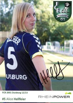 Hellfeier, Alice - FCR 2001 Duisburg (2012/13)