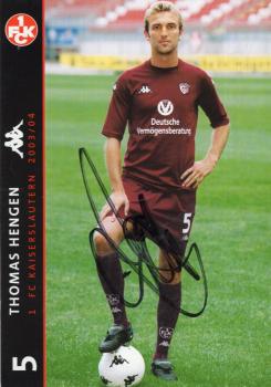 Hengen, Thomas - 1.FC Kaiserslautern (2003/04)