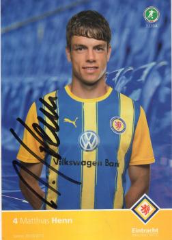 Henn, Matthias - Eintracht Braunschweig (2010/11)