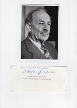 Hoegner (†), Dr. Wilhelm - ehem. bayerischer Ministerpräsident