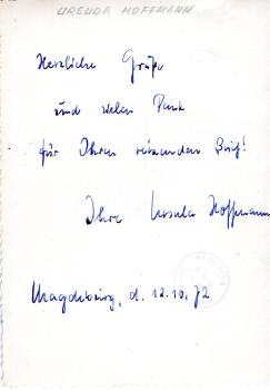 Hoffmann, Ursula