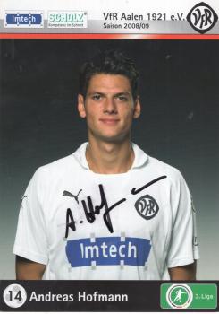 Hofmann, Andreas - VFR Aalen (2008/09)
