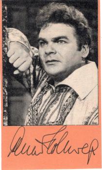 Hollweg (†), Werner - Opernsänger