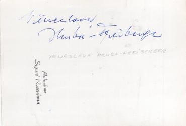 Hruba-Freiberger, Vanceslava - Opernsängerin