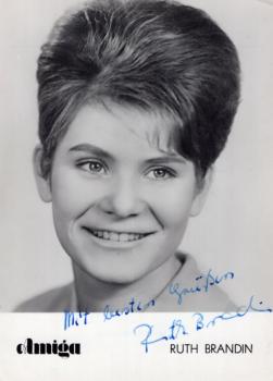 Brandin (†), Ruth - DDR Schlagersängerin