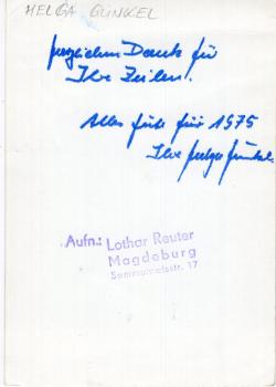 Preview: Gunkel, Helga - DDR Sängerin