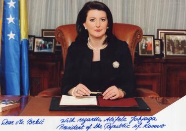 Jahjaga, Atifete - ehem. Präsidentin des Kosovo