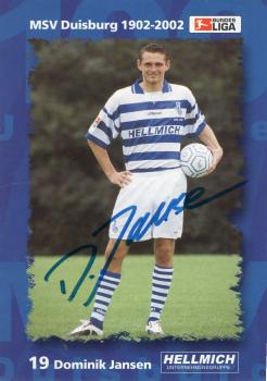 Jansen, Dominik - MSV Duisburg (2002/03)