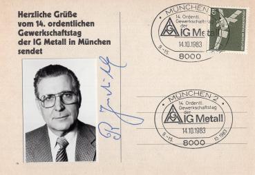 Judith, Rudolf - Vorsitzender IG Metall 1983