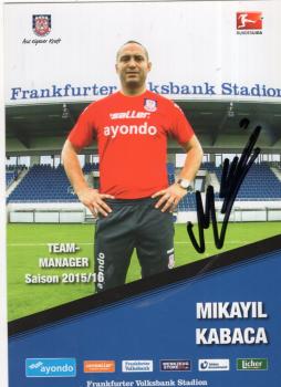 Kabaca, Mikayil - FSV Frankfurt (2015/16)