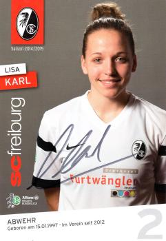 Karl, Lisa - SC Freiburg (2014/15)