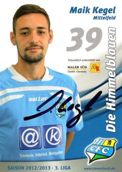Kegel, Maik - Chemnitzer FC (2012/13)