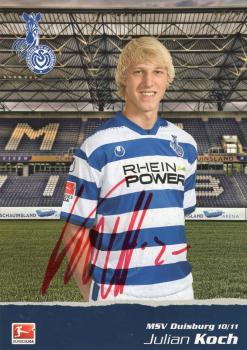 Koch, Julian - MSV Duisburg (2010/11)