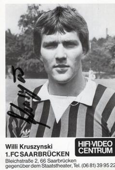Kruszynski, Willi - 1.FC Saarbrücken (1983/84)