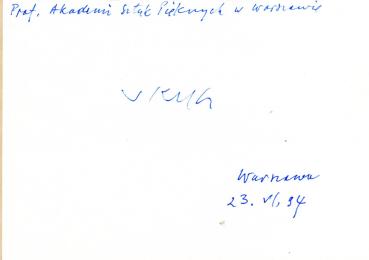 Kucz (†), Jan - polnischer Bildhauer