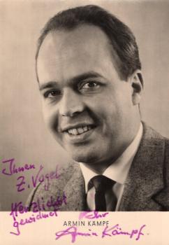 Kämpf (†), Armin - DDR Schlagersänger