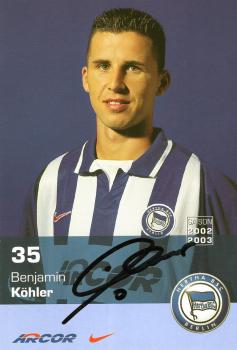 Köhler, Benjamin - Hertha BSC Berlin (2002/03)