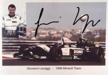 Lavaggi (I), Giovanni - Minardi Team 1996