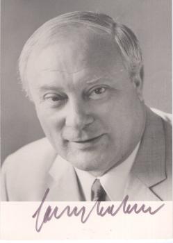 Leber (†), Georg - ehem. Bundesminister