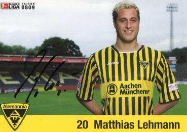 Lehmann, Matthias - Alemannia Aachen (2008/09)