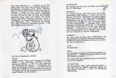 Leip (†), Hans - Verfasser des Liedtextes "Lili Marleen"