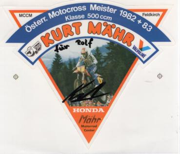 Mähr (A), Kurt - Motocross