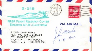 Manke, John - NASA Testpilot X-24 B vom 17.08.1973