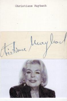 Maybach (†), Christiane