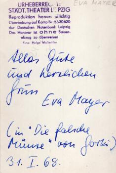Mayer (†), Eva