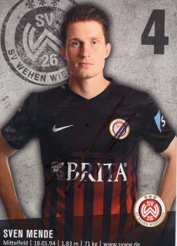 Mende, Sven - SV Wehen Wiesbaden (2016/17)