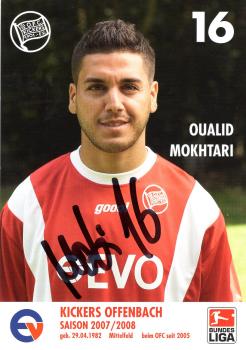 Mokhtari, Qualid - Kickers Offenbach (2007/08)