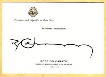 Odio+ (1926-2009), Rodrigo Carazo - ehem. Präsident von Costa Rica
