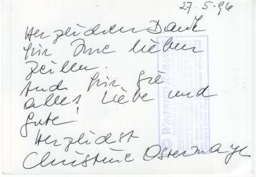 Ostermayer, Christine