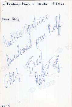 Petit (F), Frederic