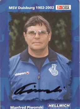 Piwonski, Manfred - MSV Duisburg (2002/03)