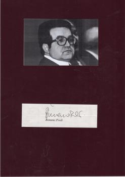 Prodi, Romano - ehem. Ministerpräsident von Italien
