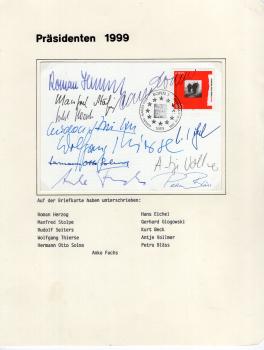 Präsidenten 1999 - 11 Unterschriften