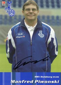 Piwonski, Manfred - MSV Duisburg (2005/06)