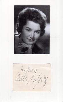 Pütz (†), Ruth-Margret - Opernsängerin