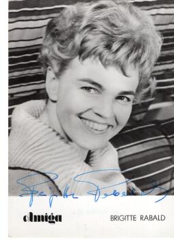 Rabald (†), Brigitte - DDR Schlagersängerin